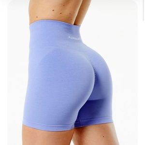 Alphabets Amplify Shorts in Digital Violet